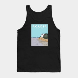 Acadia National Park, Maine Travel Poster Tank Top